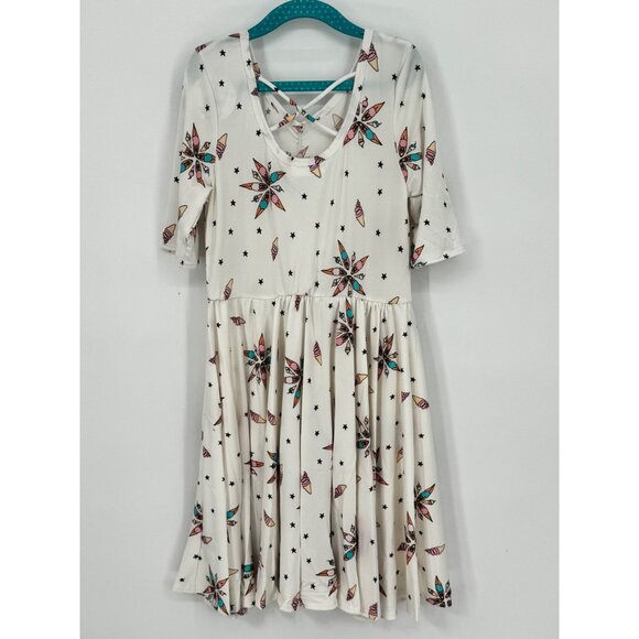 Dotdotsmile Girls Dress Size 8/10 White with Ice Cream and Ladies New With Tags - Picture 5 of 6